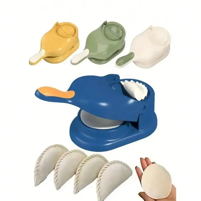 1-piece 2-in-1 Manual Dumpling Maker | Fast Dumpling Press Machine for Kitchen with anti stick design and easy cleaning