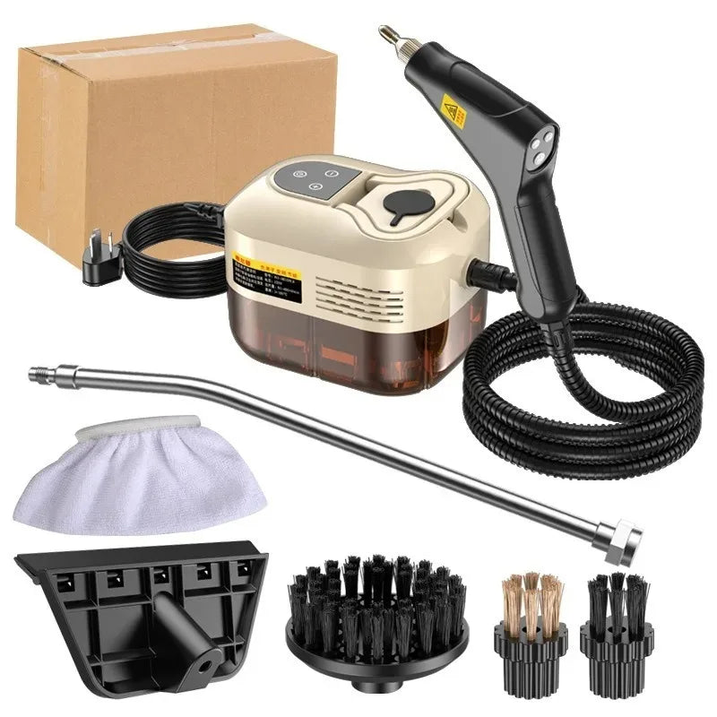 Handheld High Pressure Steam Cleaner High Temperature Household Cleaning Machine For Kitchen Car Sofa Window Tile Mirror