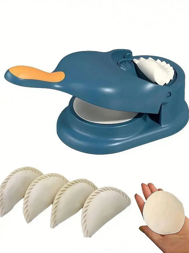 1-piece 2-in-1 Manual Dumpling Maker | Fast Dumpling Press Machine for Kitchen with anti stick design and easy cleaning