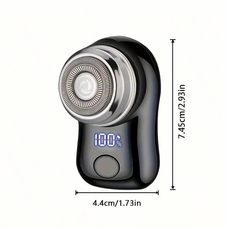 Rechargeable Electric Shaver For Men, Digital Display, Compact & Portable, Suitable For Business Travel And Men's Holiday Gift ，Cordless Detachable Electric Shaver For Face，Cordless Rechargeable Foil Shaver