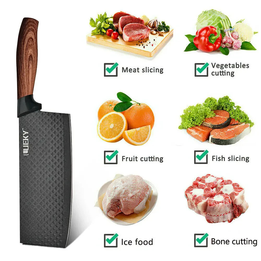 MDHAND Kitchen Knife Set Stainless Steel Knife, 6-Piece Kitchen Tool Set, Fruit Knife, Essential Cooking Tools for Restaurants
