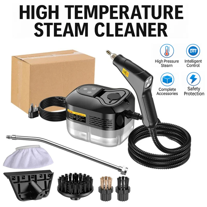 Handheld High Pressure Steam Cleaner High Temperature Household Cleaning Machine For Kitchen Car Sofa Window Tile Mirror